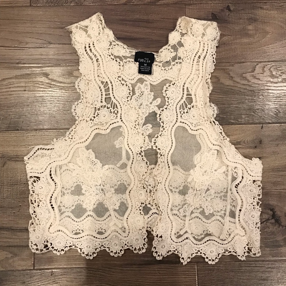 Lace vest